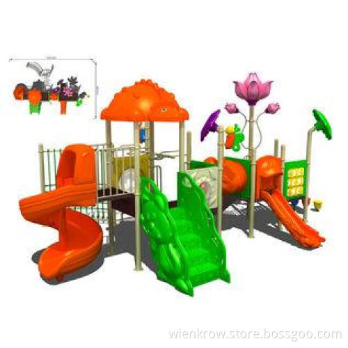 LLDPE Plastic Steel Kindergarden Preschool Recreation Child
